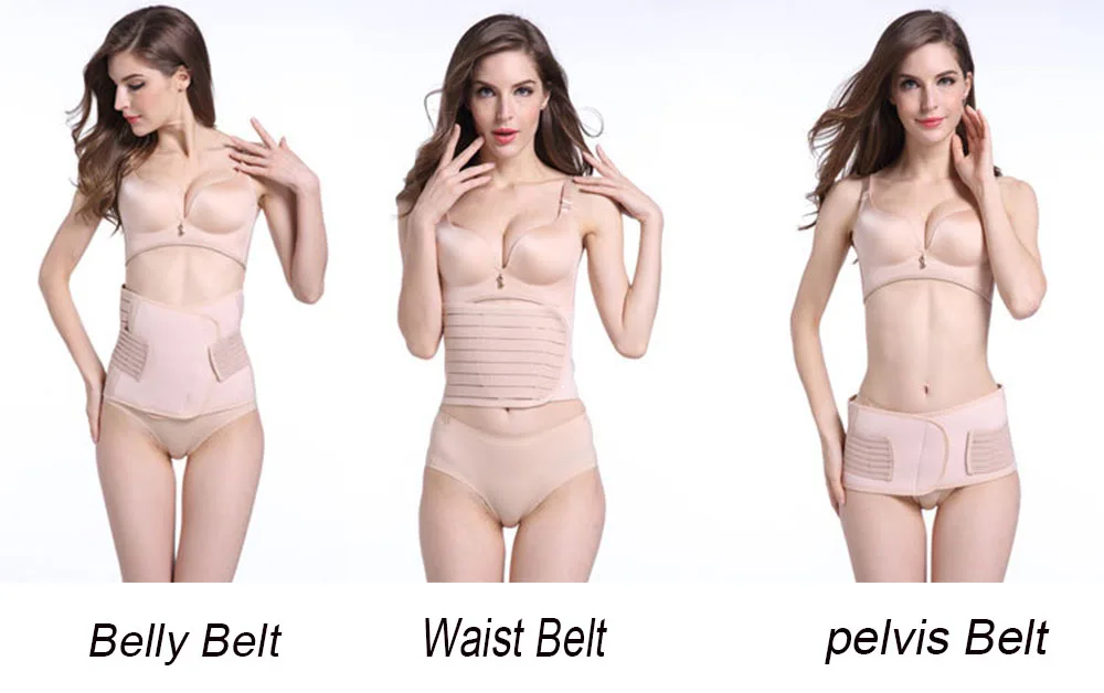 3 in 1 Belts Care Abdomen Support Brace Protector Pregnant Women Recovery Belly/waist/pelvis Shapewear enceinte