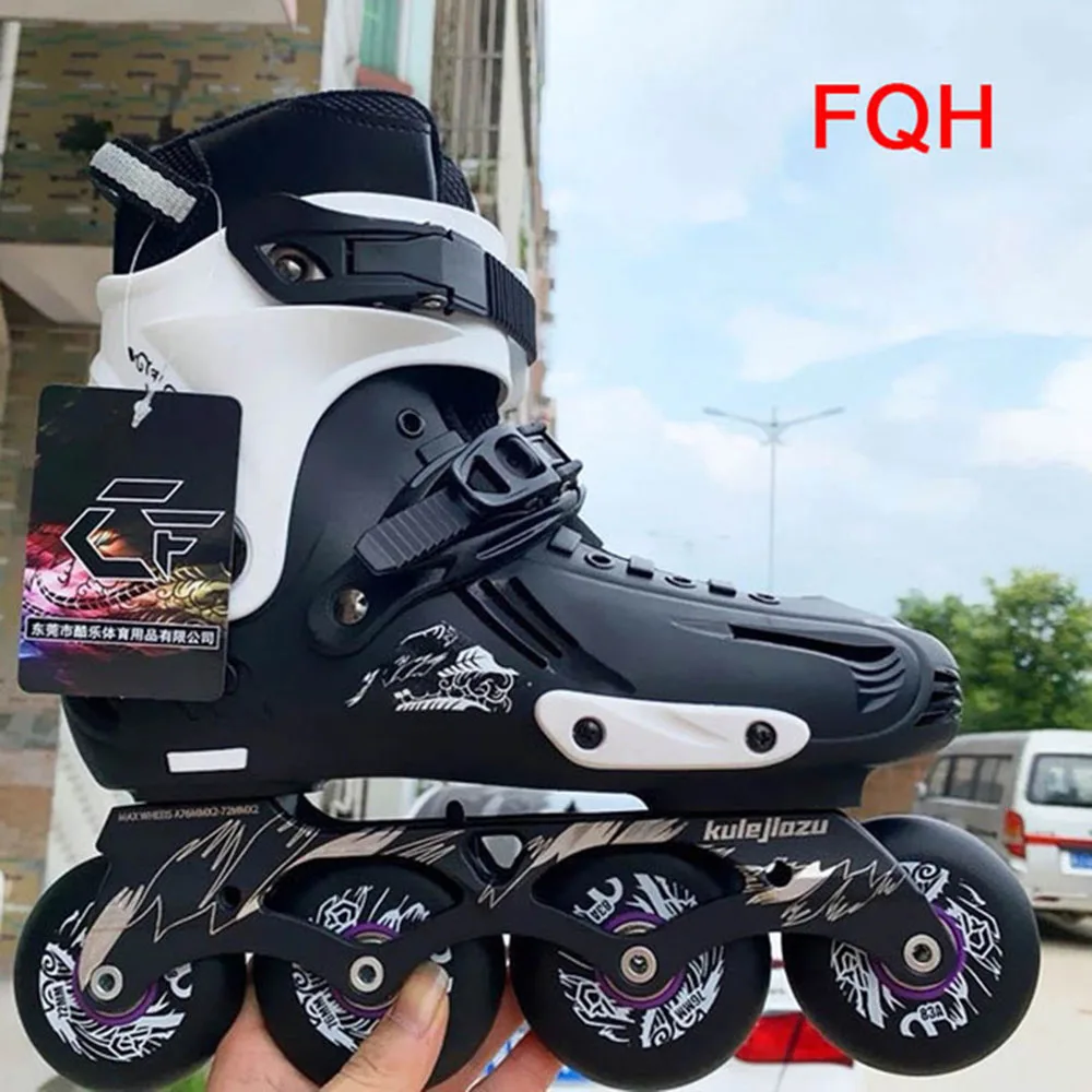 RS6 inline skates professzionális Úthenger Rája cipők Műlesiklás Felnőtt Úthenger Korcsolyázás cipők Síkos szabadon Rája Surranó patins 35-46