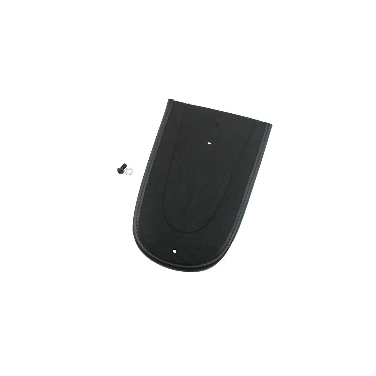 Motorfiets Zwart Achterspatbord Bib Cover Pad Vlam Steek Lederen Solo Zitkussen Voor Harley Sportster Xl 883 1200 2004-2017