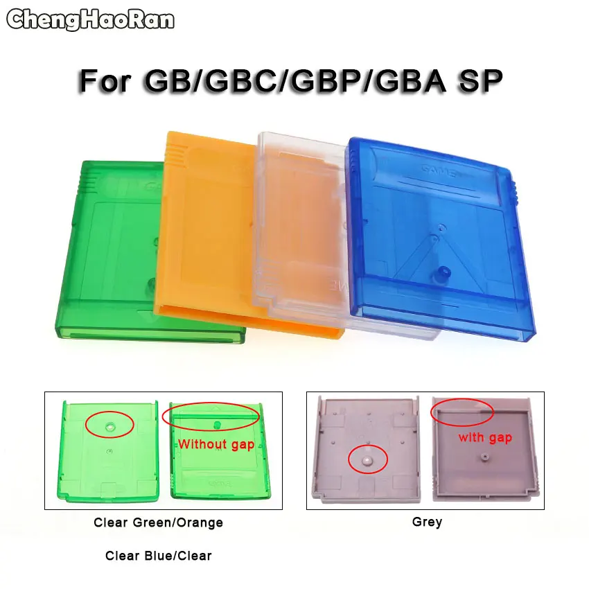 

ChengHaoRan Replacement For GBA SP Game Cartridge Housing Shell For GB GBC GBP Card Case