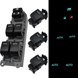 Fully automatic Lighted LED Power Single Window Switch set  For Toyota RAV4 4 Camry Corolla Auris Urban Cruiser 2007-2013