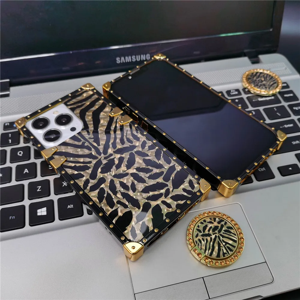 Luxury Glitter Sexy Leopard Case For iPhone 16 PRO MAX 16 Plus 11 12 13 14 PRO MAX Phone Cover Retro Case for iphone 15 PRO MAX