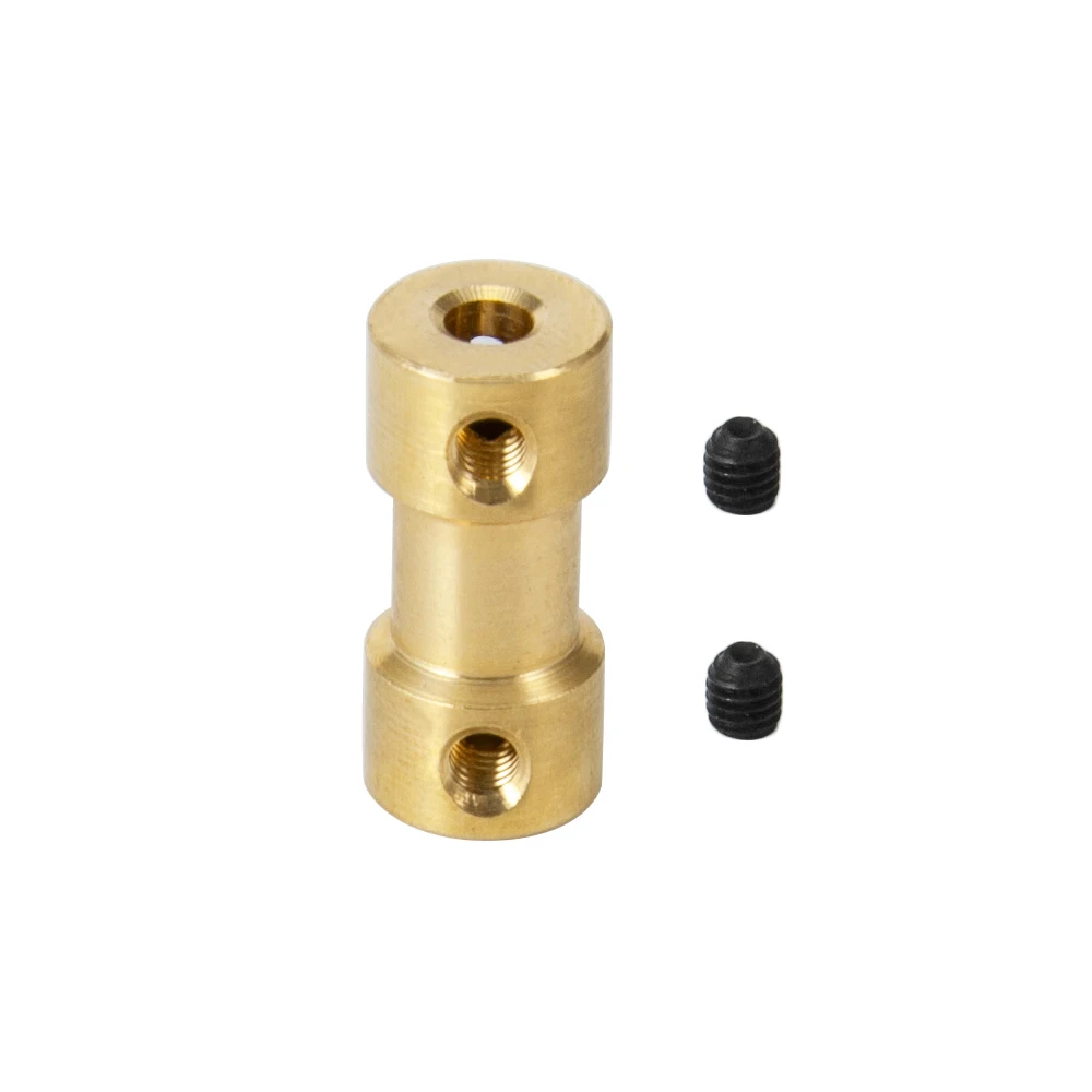 AXSPEED 10Pcs 2/2.3/3/3.17/4/5/6mm Latão Flexível Eixo do Motor Acoplador Conector de Transmissão do Motor para Carro Barco RC