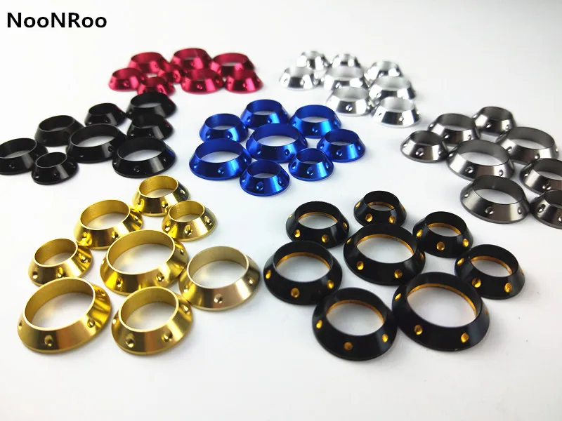 Trim Ring for Fishing Rod, Aluminum Winding Check, Decorative Ring, DIY Fishing Rod Part, Repair Components mix Size