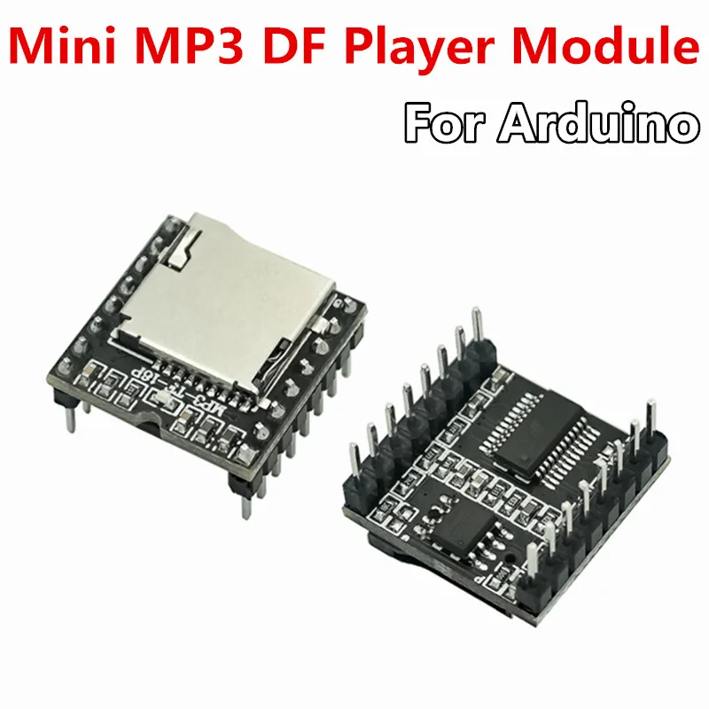 Płytka modułu odtwarzacza Mini MP3 DF Płytka dekodowania głosu MP3 Audio dla Arduino obsługująca kartę TF U-Disk IO/Port szeregowy/AD DFPlayer