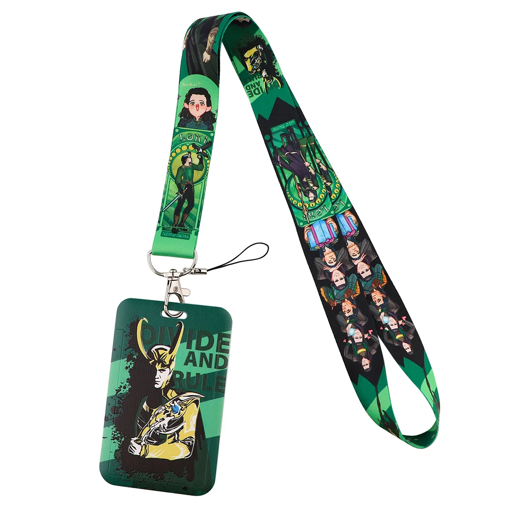 Loki Vulcan Hero Lanyards For Keys chain ID Card Cover Pass Mobile Phone Badge Holder Neck Straps Accessories For Friends Gifts