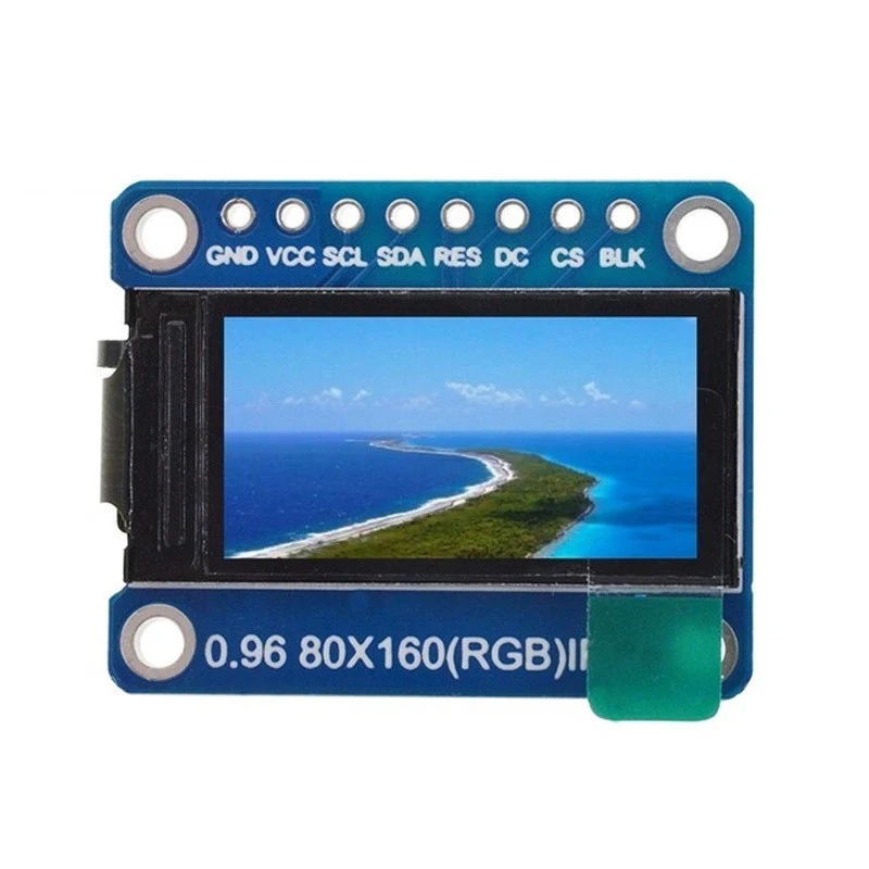 จอแสดงผล TFT 0.96 1.3 1.44 1.8 นิ้ว IPS 7P SPI HD 65K สี LCD โมดูล ST7735 / ST7789 ไดรฟ์ IC 80*160 240*240 (OLED)