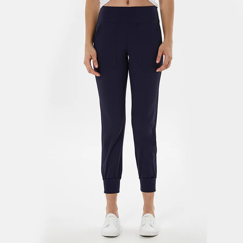 Pantaloni sportivi da donna Active Yoga Lounge con tasche pantaloni a vita alta da palestra pantaloni sportivi da allenamento pantaloni larghi da