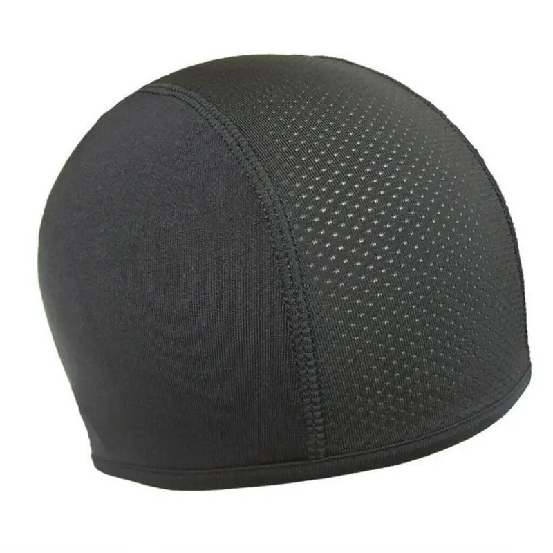 Motorcycle Helmets Inner Cap Black Cool Hat Dry Breathable Wicking Racing Beanie Cap for Men Motorcycles Helmet Accessories