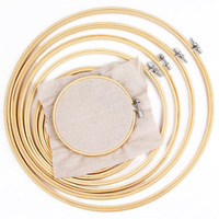 1 pcs  Embroidered Stretch Embroidery Hoops  Tool Embroidery Cross-Stitch Wooden Frame Hoop Circle Embroidery Shed DIY h