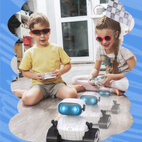 NEW Intelligent Remote Control Robots With LED Light Robot Sing And Dance Mode Educational Toys Mini RC Robot Toys Gift