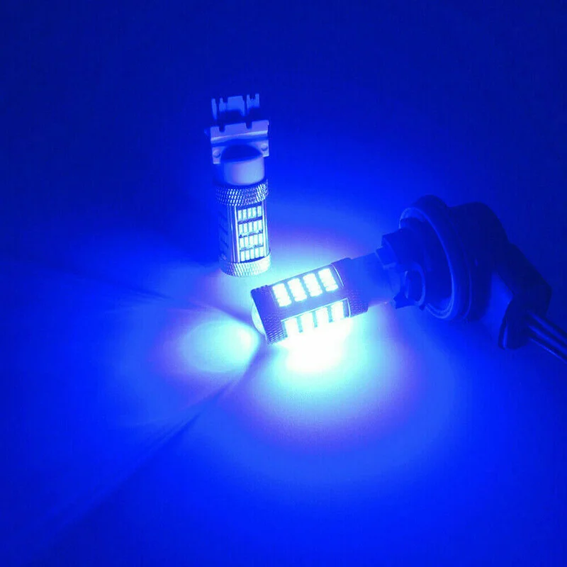 2Pcs/Set Ultra Blue 3157 3457 4157 Car Truck DRL Daytime Running Lights 92-SMD LED Bulbs Car Auto Universal Accessories - view 5