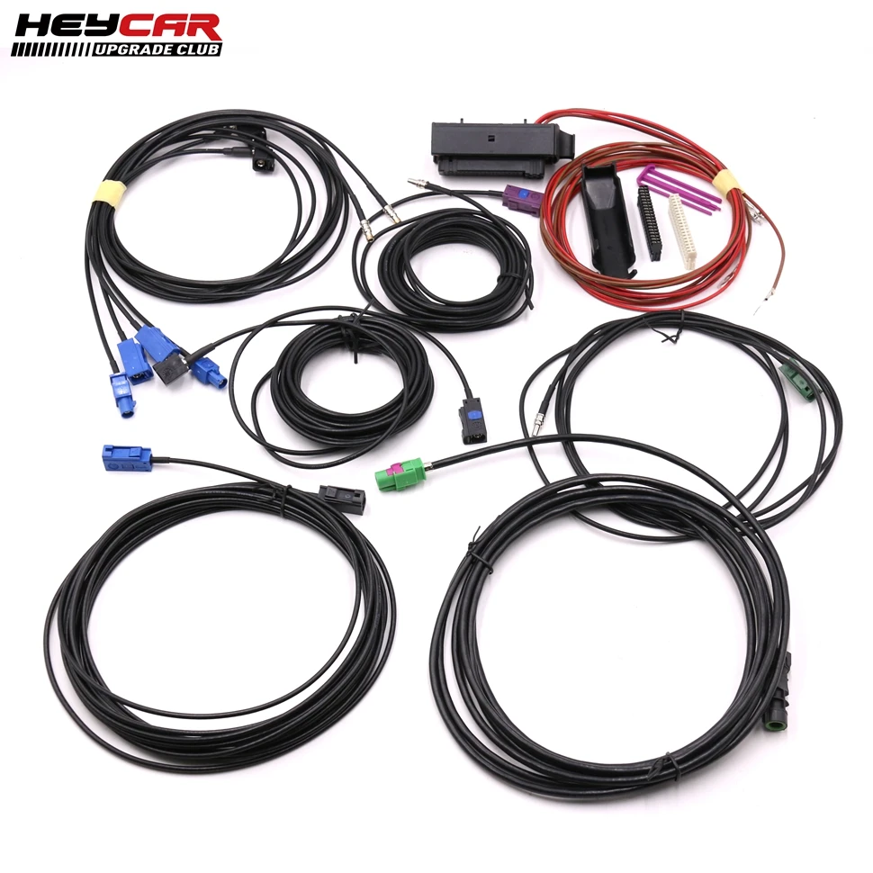 360 Environment Rear Viewer Camera Harness Cable Wire For VW New Touareg Audi A6 C8 Q8 Cayenne 9Y0 E3