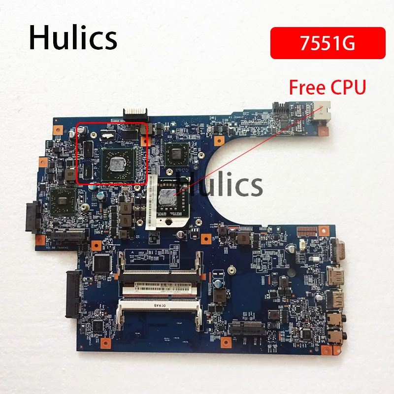 

Hulics Used FOR Acer Aspire 7551 7551G Motherboard Mainboard MB.PT701.001 MBPT701001 JE70-DN 09929-1 48.4HP01.011 FREE CPU