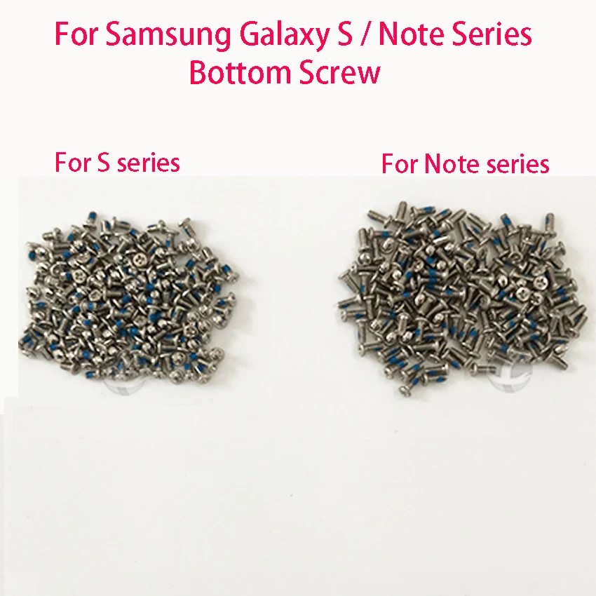 

100pcs / Lot Bottom Screw For Samsung Galaxy S Series S3 S4 S5 S6 S7 S8 Mini Note Series 1 2 3 4 5 6 7 8 With Skid Proof Paint