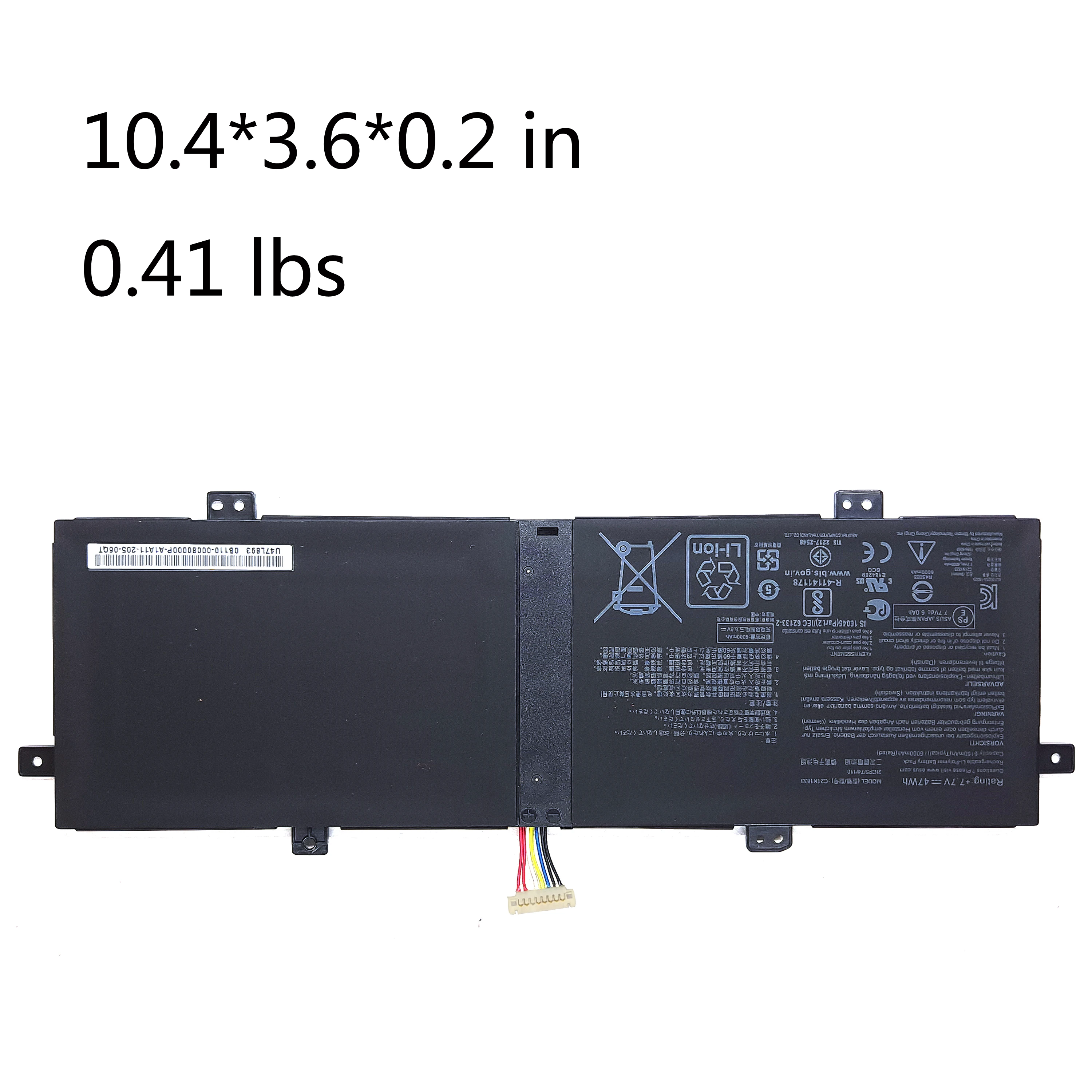 Genuine Original C21N1833 Battery For ASUS VivoBook S14 S431FL  ZenBook 14 UM431 BX431FA K431FA UX431FB X431FL S4500FA  U4500FA