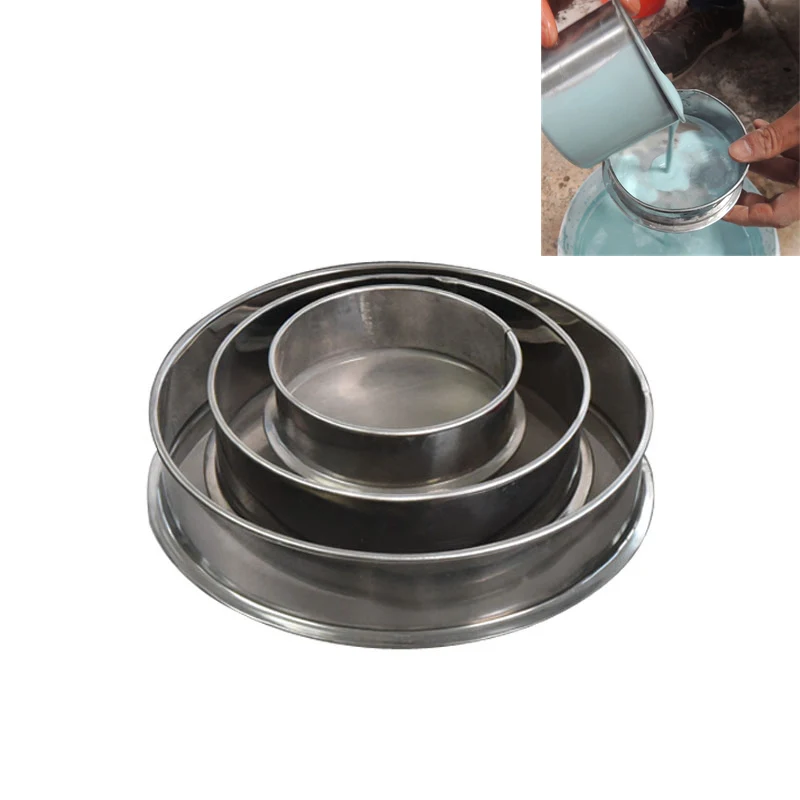 

Ceramic Tool Glaze Filter Sieving Screen Stainless Steel Pigment Slurry Sieve Mesh Mud Filter Pottery Craft Clay Modeling Tool