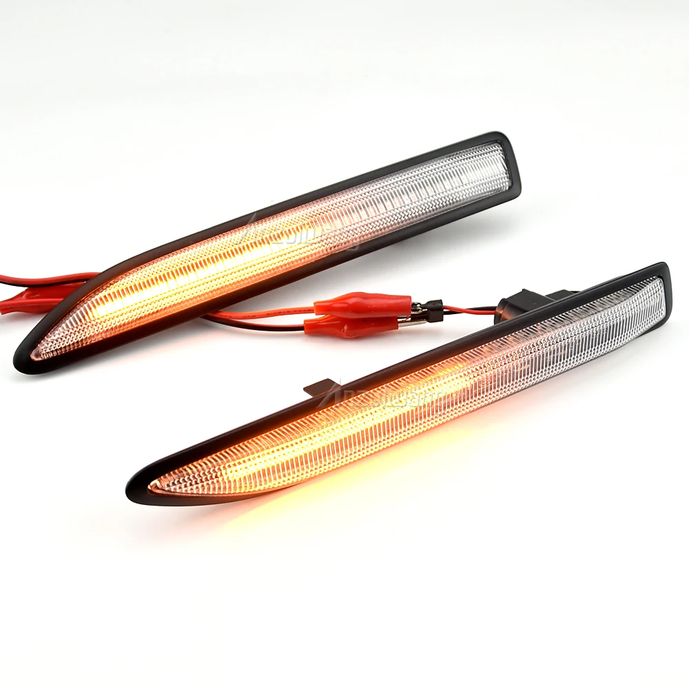 

2PCS Dynamic Sequential LED Side Marker Light Turn Signal Lamp For Ford Mondeo Mk4 Hatchback Saloon Estate (BA7) 2007-2015