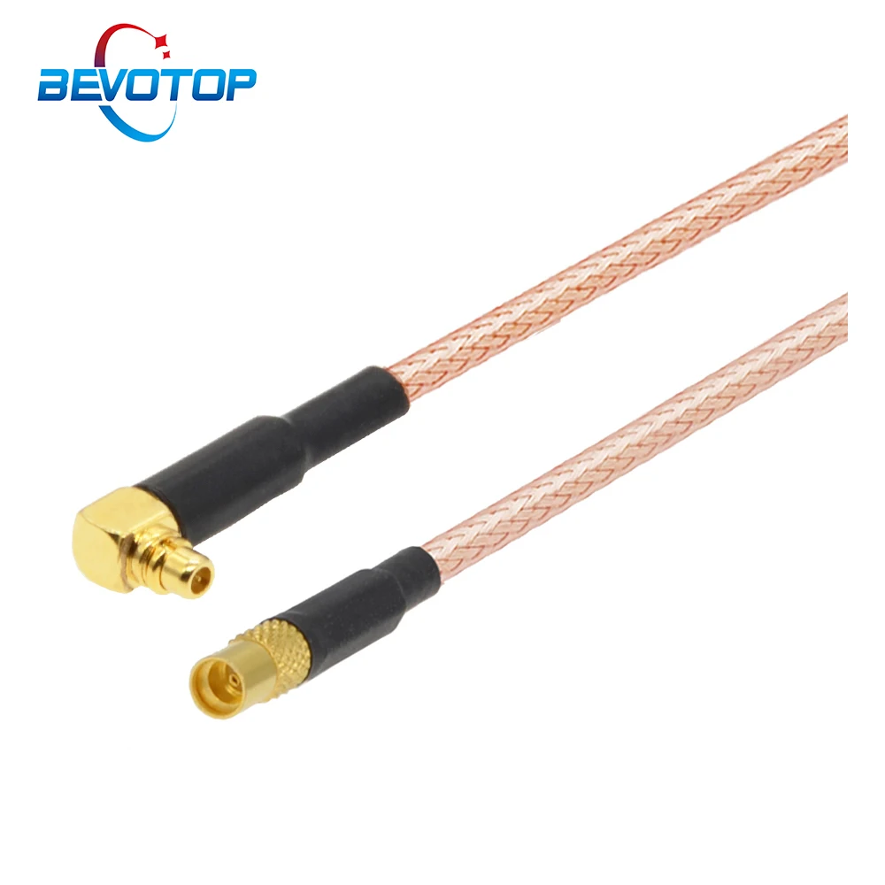 

10pcs MMCX Female Straight to 90 Degree MMCX Male Plug RF Coaxial Extension Cable Custom RG316 RF Coax Jumper Pigtail cable