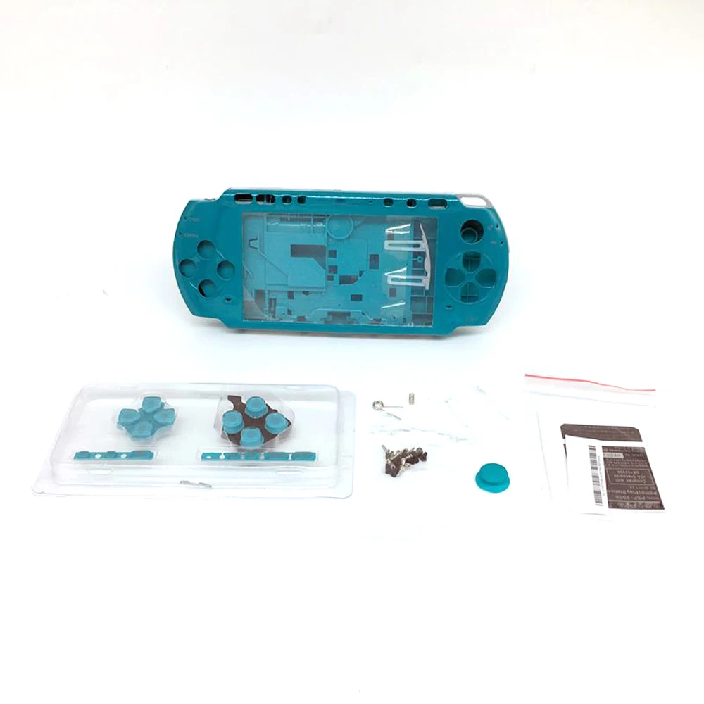 50PCS High quality for PSP3000 PSP 3000 Game Console Shell Replacement Full Housing Cover Case with Buttons Kit Game Accessories