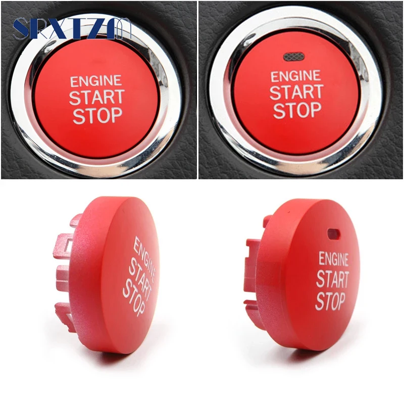 Replacement For TOYOTA Corolla Camry Rav4 CHR Prius GT86 Car Styling Engine Start Stop Ignition Button Cover Trim Accessories