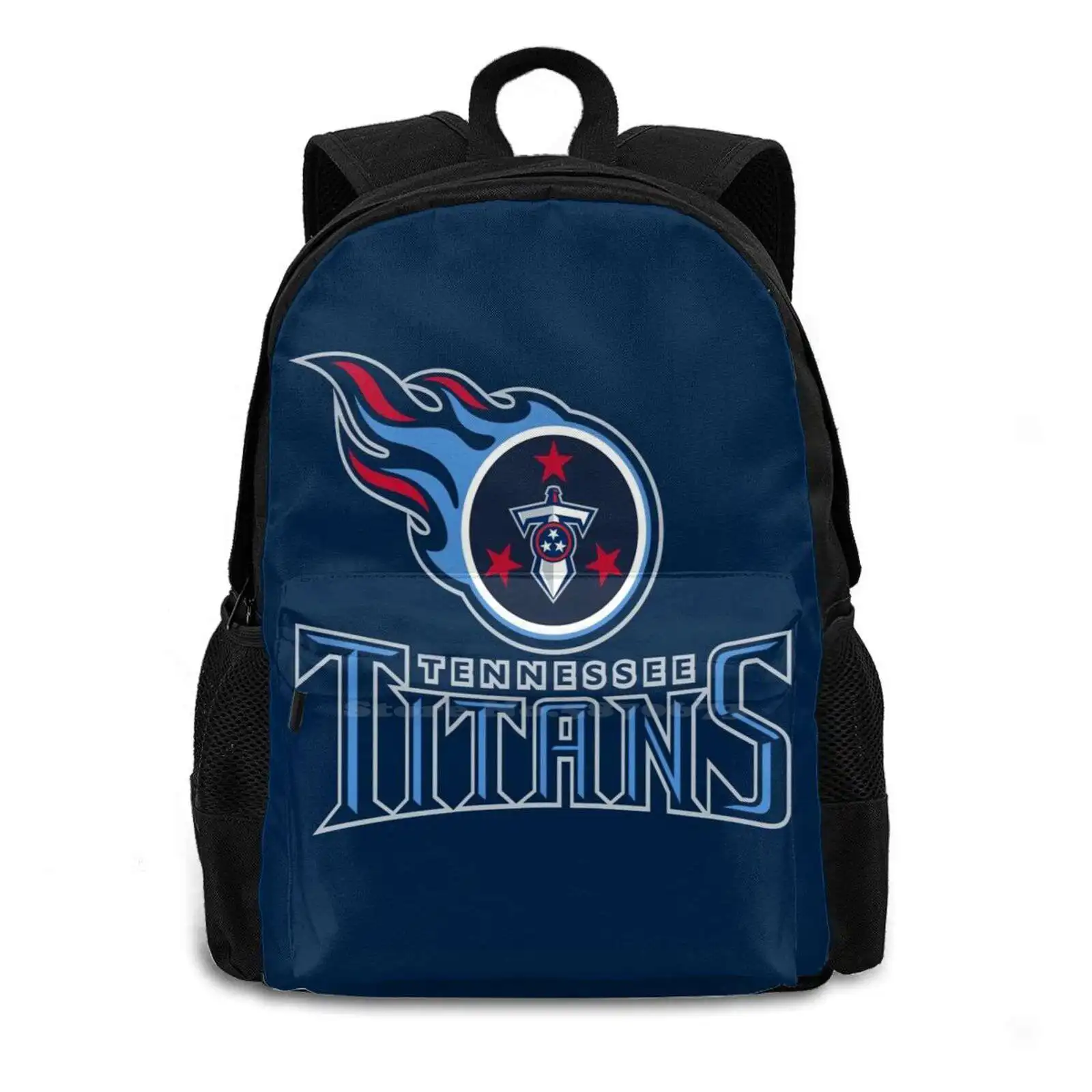 Sticker-Titans Tennessee Fashion Travel Laptop School Backpack Bag Logo