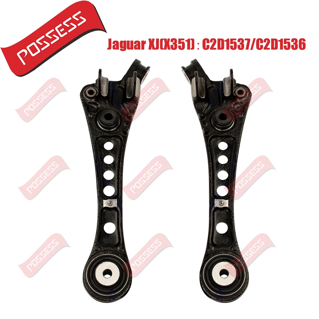 

A Pair Front Lower Suspension Straight Control Arm For Jaguar XJ XJL X351 Rear Drive 2WD,OE C2D1537 C2D1536