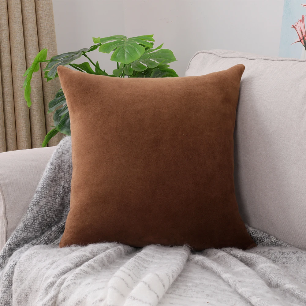 Groot Formaat Gewatteerde Hoes Pluche Kussensloop Vierkant Nordic Decoratie Lange Kussensloop Slaapbank Woondecoratie - afbeelding 1