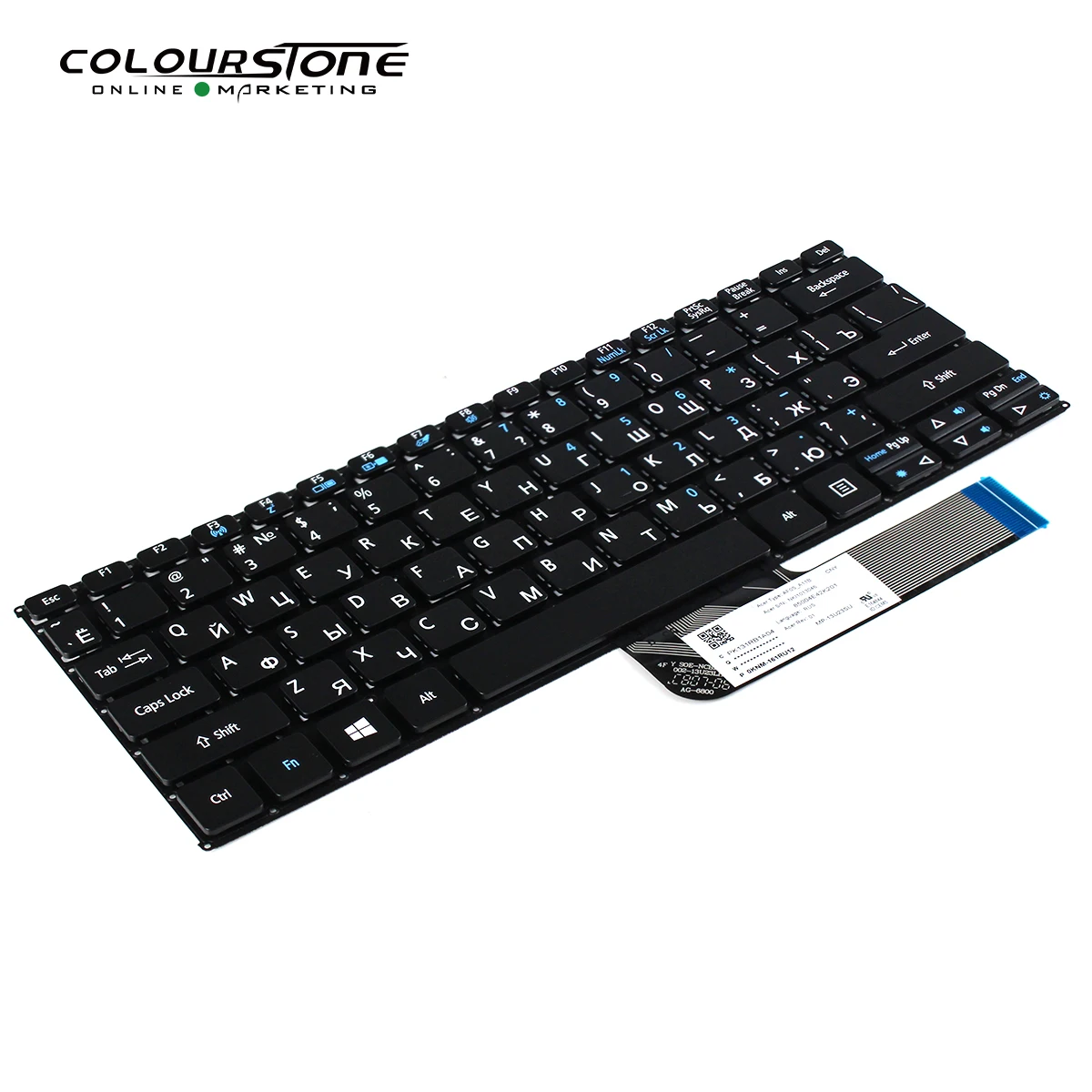 Interruptor de teclado para ordenador portátil, de 10 SW5-012P SW5-011, negro, RU, SW5-011-18TY