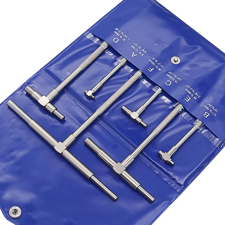 Instruments De Mesure Précision Lot 6 Jauges Télescopiques Alésage 8-150mm - Outils Mesure Précision Métrologie Outil Mesure Précision Trous 8-150mm