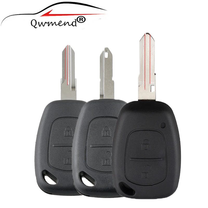 

2 Buttons Car Remote Key Shell Case for Vauxhall Opel Movano/Vivaro for Renault Traffic Kangoo for Nissan Primastar