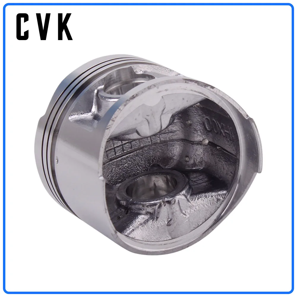 CVK Engine Parts Pistons Rings Set 48MM STD Standard +25 +50 +75 Cylinder Bore Size For Yamaha FZR250 1HX small ban ZEAL FZR 250