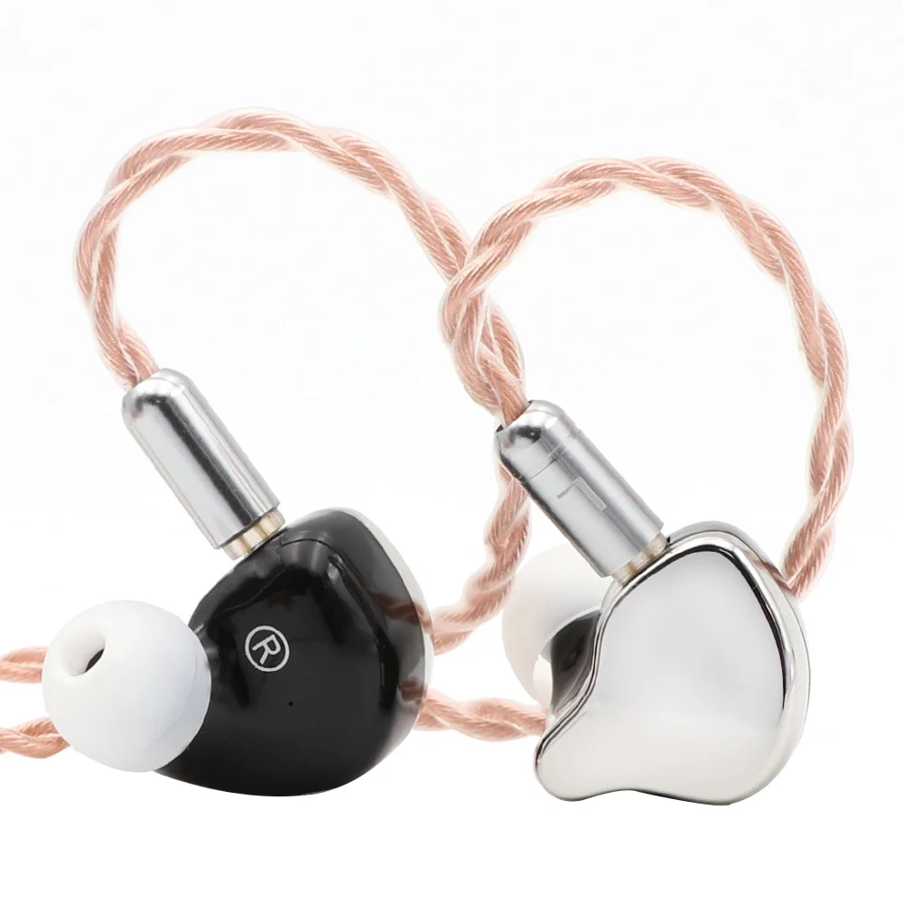 

FAAEAL Hibiscus DLC Diaphragm HIFI In-Ear Earphone with Zinc Alloy Resin Shell, 0.78mm 2 Pin Cable