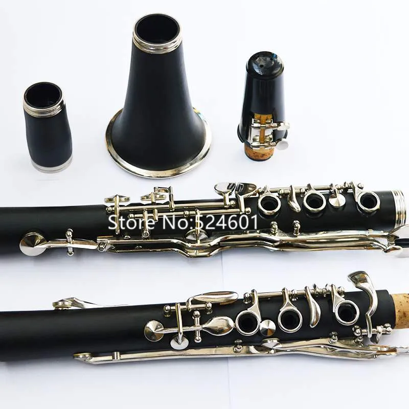 New MARGEWATE Clarinet 17 Keys G Tune Clarinet Bakelite or Ebony Wood Body Sliver Keys High Quality With Case