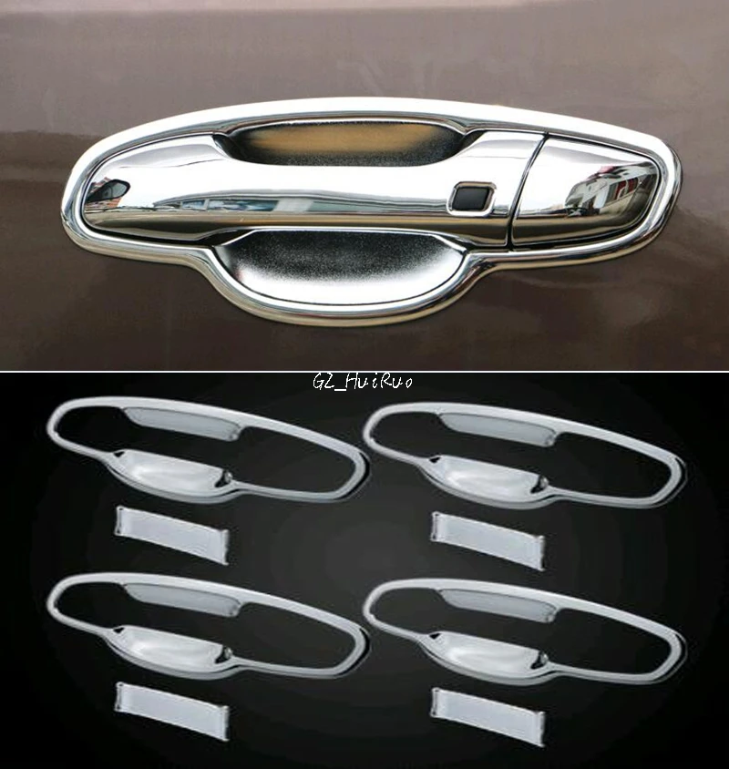 ACCESSORIES FIT FOR KIA SPORTAGE 2016 2017 CHROME SIDE DOOR BOWL INSERT CAVITY COVER TRIM MOULDING CUP