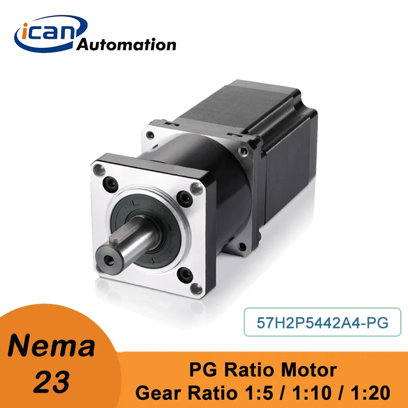 ICAN Planetary Gear Stepper Motor nema23 gearbox5Nm 10Nm 20Nm 4.2A Step Motor With Planetary Gearbox