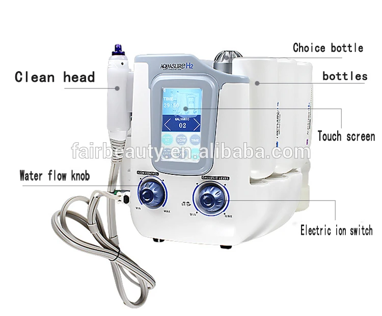 Korea 3 in 1  Aquasure H2 O2 water bubble aqua peeling skin comprehensive management instrument  skin tightening