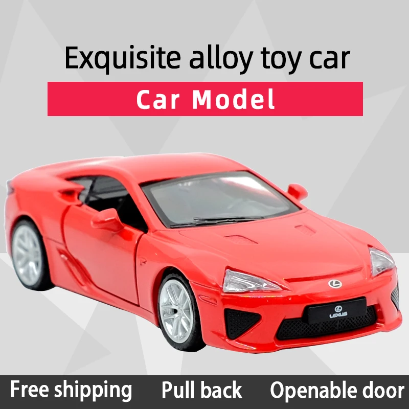 

Caipo Lexus LFA Alloy Diecast Car Model Sports car Toy With Pull Back /For Children Gifts /Educational Toy Collection