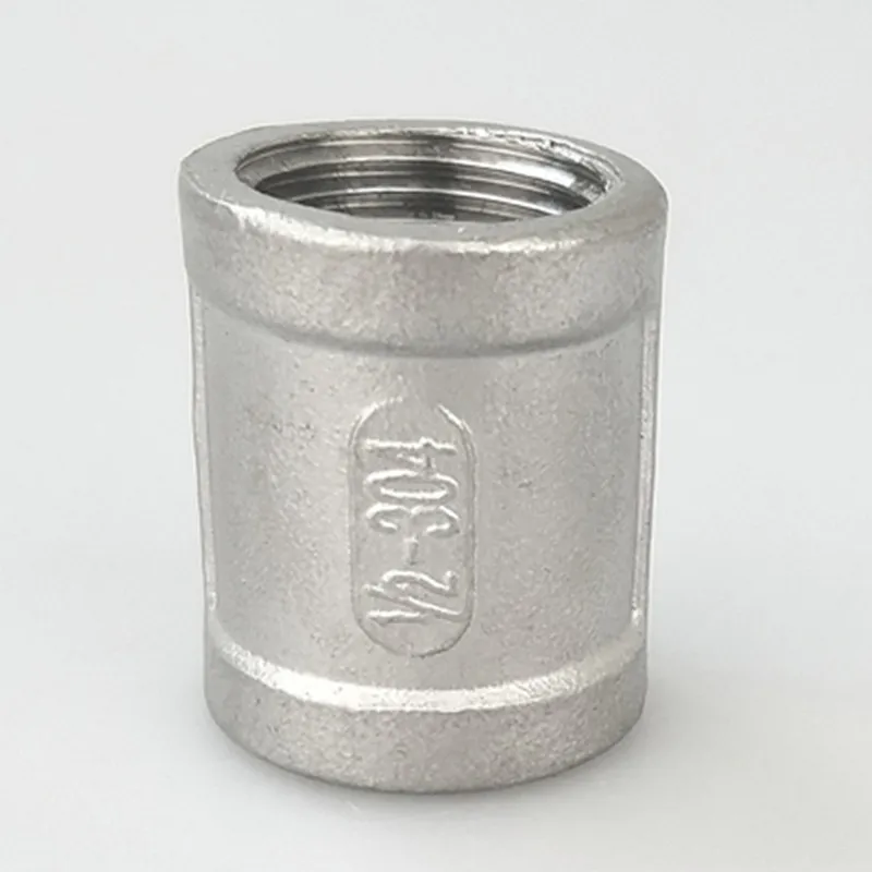 Water Connection 1/8" 1/4" 3/8" 1/2" 3/4" 1-1/4" 1-1/2" Female Threaded Coupling F/F Stainless Steel SS304 Couple Pipe Fittings image 3