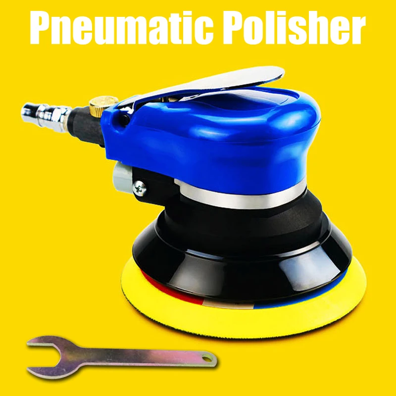 5/6 Inch Non-vacuum Matte Surface Circular Pneumatic Sandpaper Random Orbital Air Sander Polished Grinding Machine Hand Tools