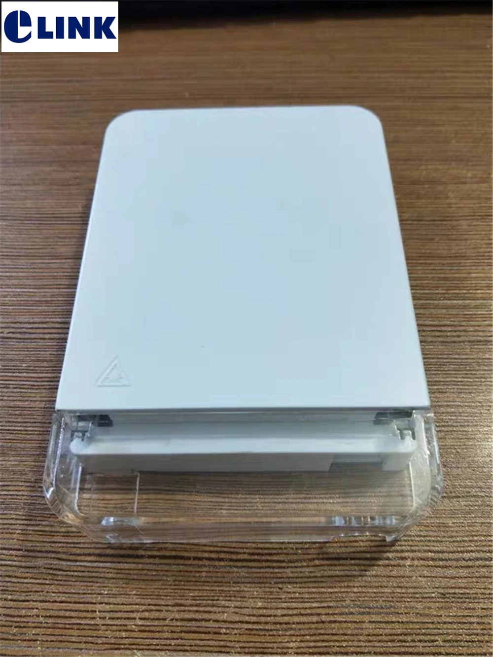 FTTH Terminal Box, Single Port, ABS Junction Box, Wall Mount, Patch Panel, White 1C Fiber Optic Distribution Box, ELINK, 20Pcs