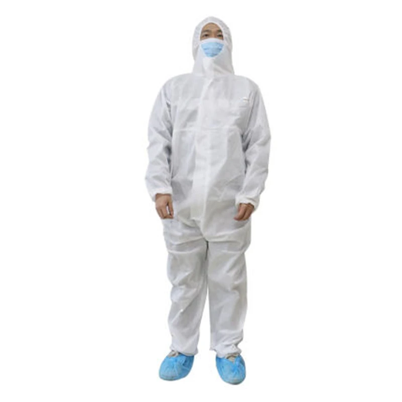 Hazmat PPE-traje de protección Personal, equipo de protección desechable transpirable, traje de protección, ropa de seguridad PM010