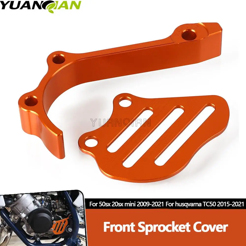 

Front Chain Guard Motorcycle Sprocket Protector For 20SX 50SX 20 50 SX Mini 2009-2021 2020 For Husqvarna TC50 TC 50 2015-2021