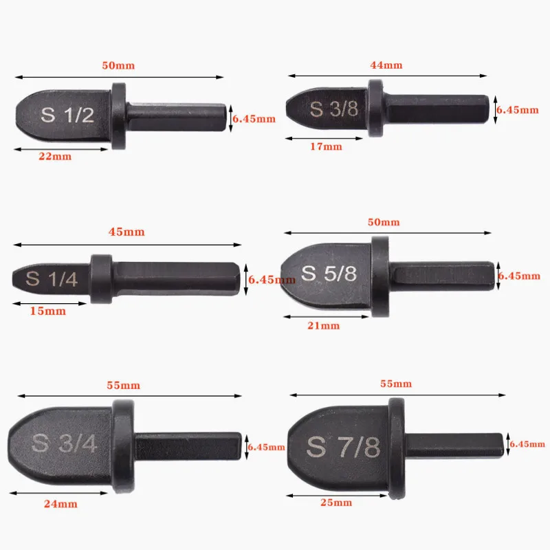 Expansor de tubo Imperial para aire acondicionado, herramienta de intercambio de aire acondicionado, 7/8, 3/4, 5/8, 1/2, 3/8, 1/4 pulgadas, 6 uds.