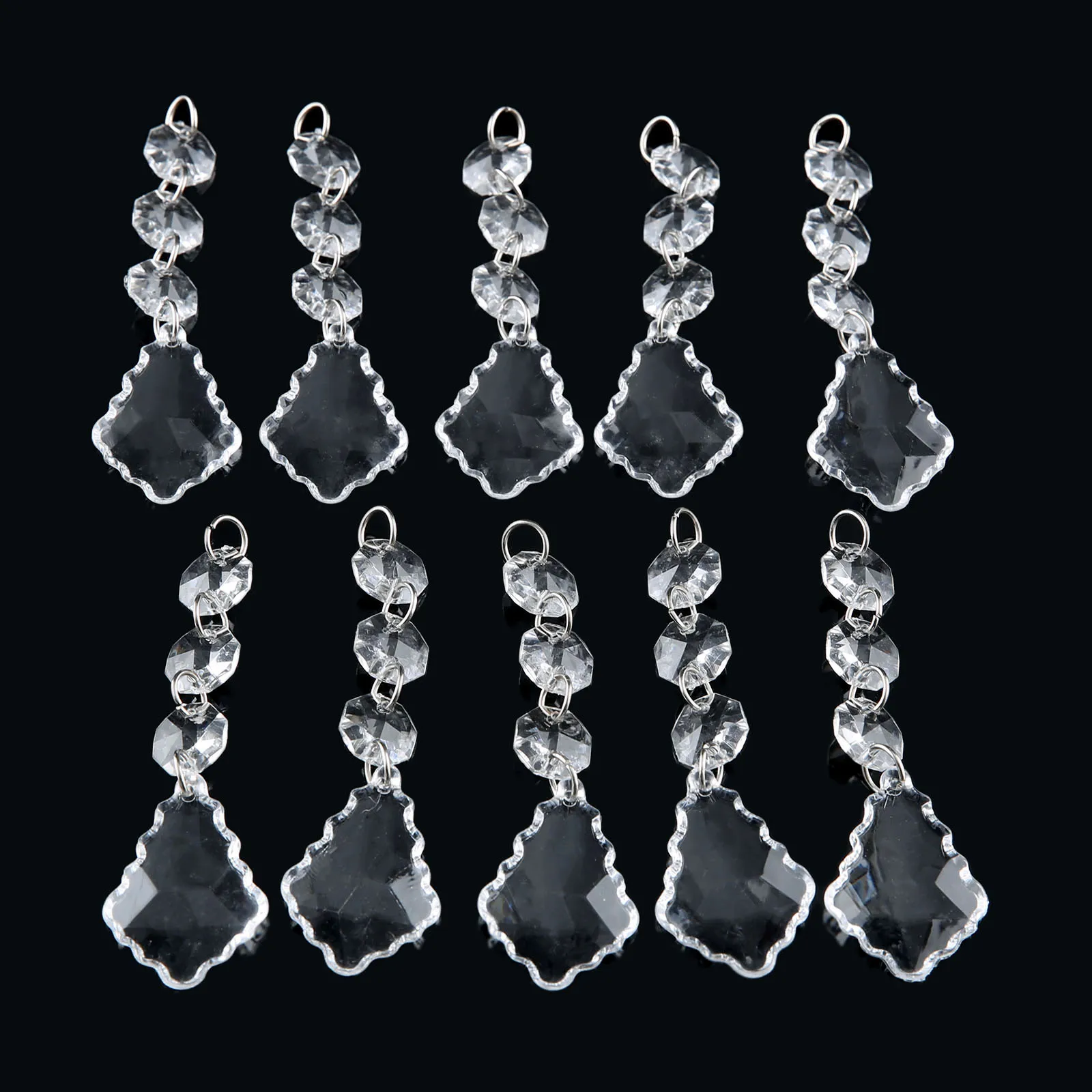 Acrylic Pha Lê Chuỗi Hạt Đèn Chùm Mặt Dây Chuyền Ánh Sáng Vòng Hoa Treo Cưới Nhà Đảng Shop Thanh Phản Trang Trí Đèn Led 10/5/1 Chiếc