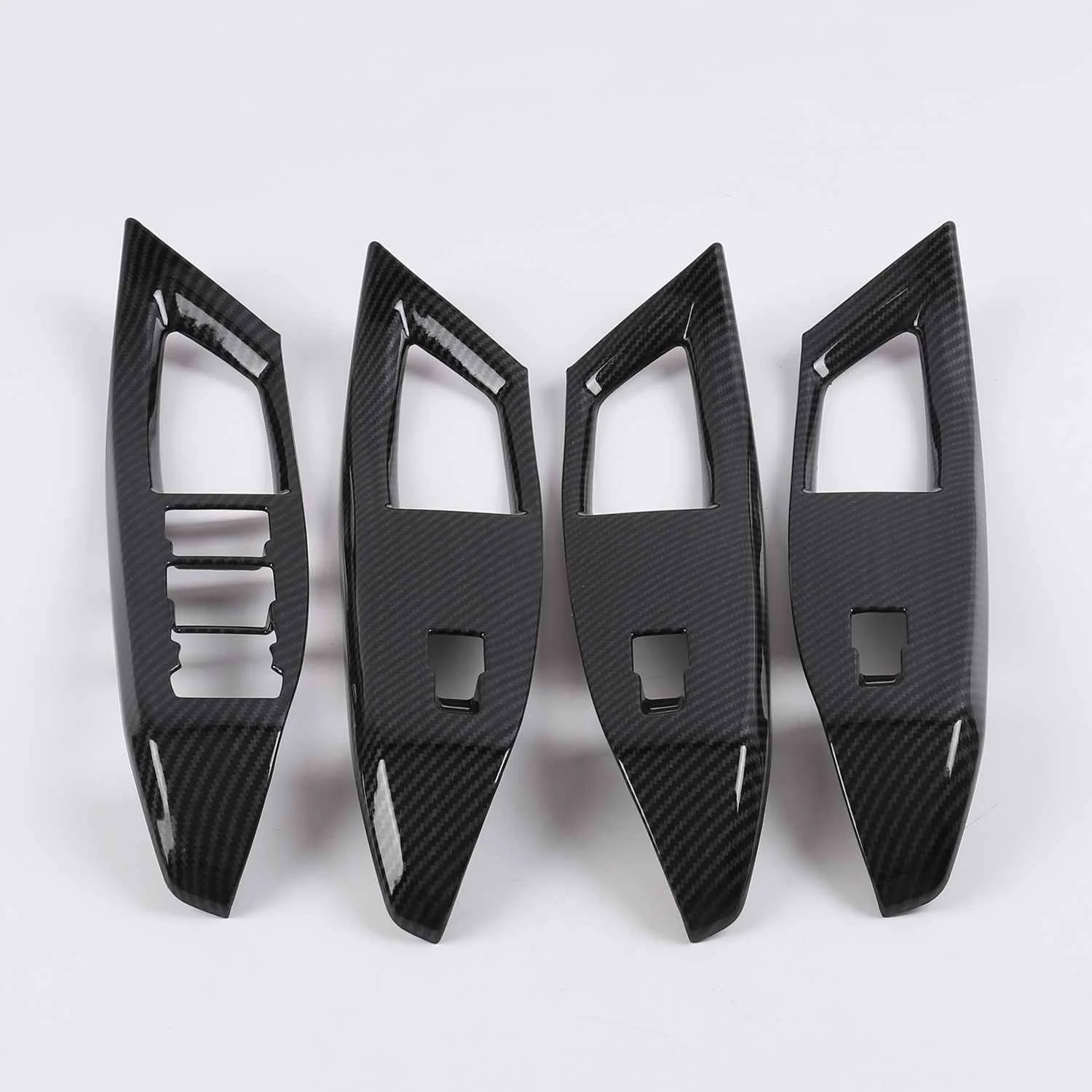 World Datong Accessories for Ford Focus MK4 2019 2020 Carbon fiber black Interior ABS Decoration Cover Trim