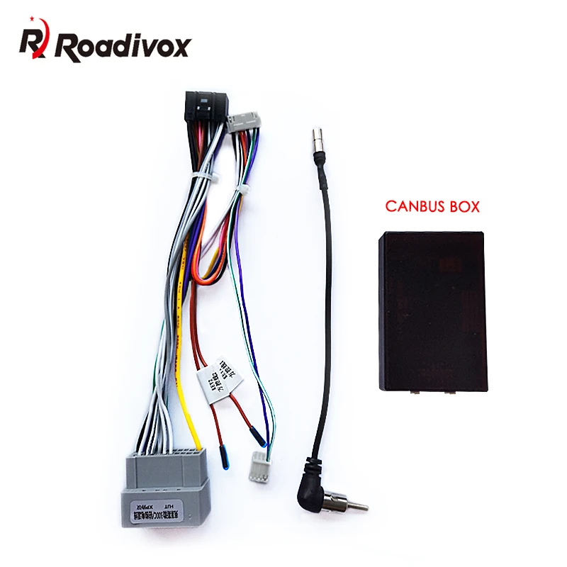 Car Audio DVD Android 16PIN Power Cable Adapter With Canbus Box For Chrysler 300C 2004 2008  Power Wiring Harness