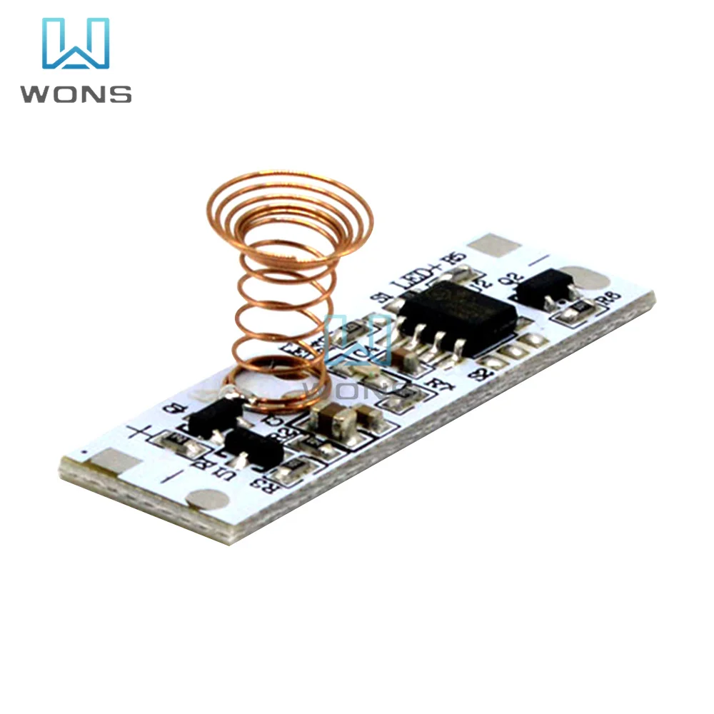 Touch Switch Capacitive Module 5V-24V 3A LED Dimming Control Lamps Active Components Short Distance Scan Sweep Hand Human Sensor