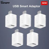 1/3/5/10 PCS SONOFF Micro Mini USB Adaptor Switch 5V Wifi USB Power Adaptor Smart Home Switch via eWeLink APP Google Home Alexa