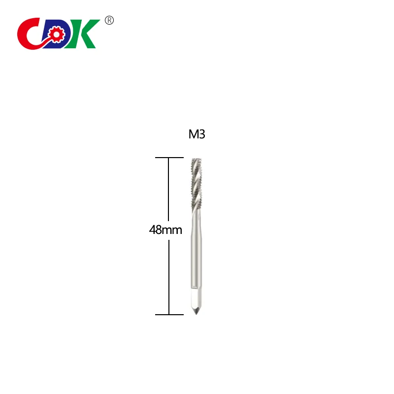 Pc uno M3 A Spirale Flauto Rubinetto Metrico Tap Discussione Metrica Plug Punte di Utensili A Mano